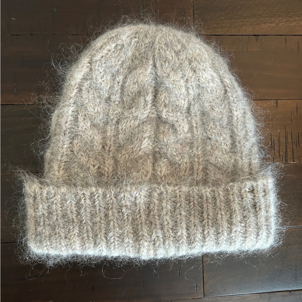 Cozy Knit Mohair Beanie